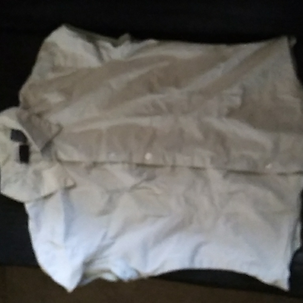 Light blue button down